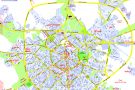 نقشه شهر همدان برای گردشگران و مسافرین